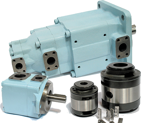 Pompe a palette hydraulique simple ou multiple
